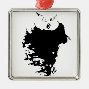 Wicked Mane Metal Ornament