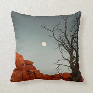 Wicked Moon Throw Pillow