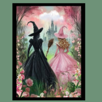Wicked Musical Poster – Elphaba & Glinda Art Print