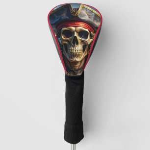 Wicked Pirate Skull Golf Head Cover