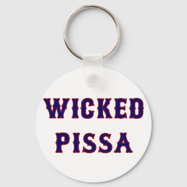 Wicked Pissa Keychain (Front)