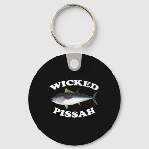 Wicked Pissah Bluefin Tuna Illustration Fishing An Keychain