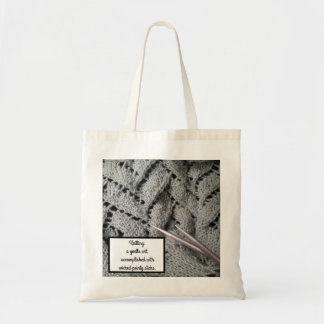 Wicked Pointy Sticks Knitting Tote Bag