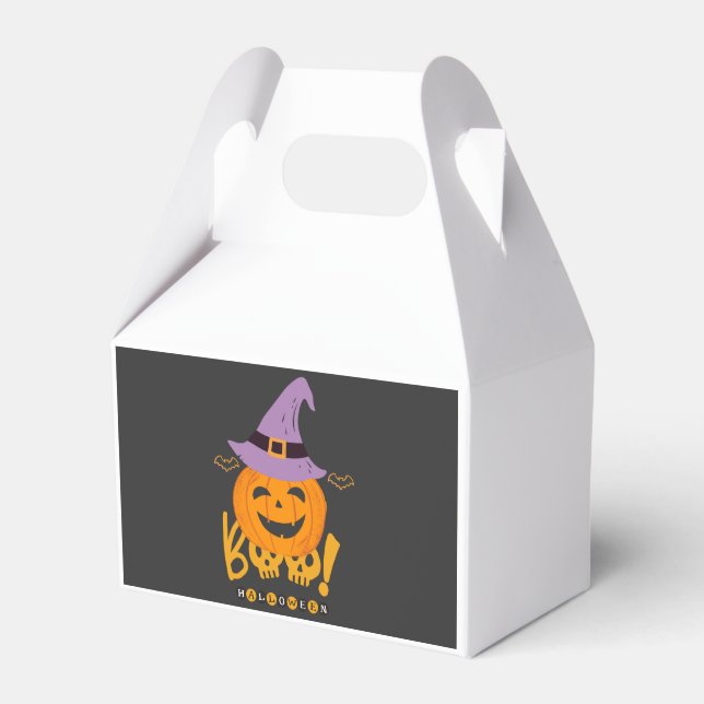 Wicked Pumpkin Favor Box (Front Side)