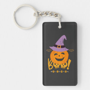 Wicked Pumpkin Keychain