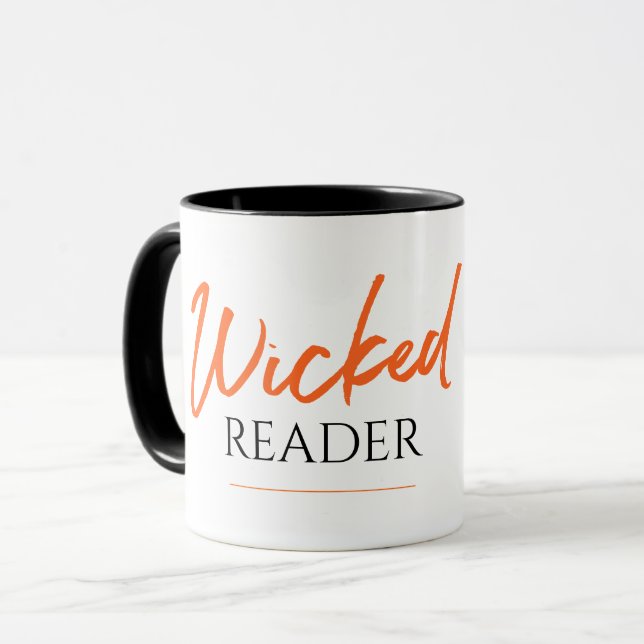 Wicked Reader - A Little Bit Wicked Mug (Front Left)
