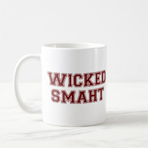 Wicked Smart (Smaht) College Boston Coffee Mug