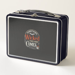 Wicked This Way Comes Halloween Design_1 Metal Lunch Box