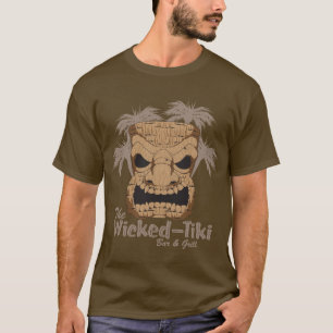 Wicked Tiki Bar Men's Dark Long Sleeve Shirt
