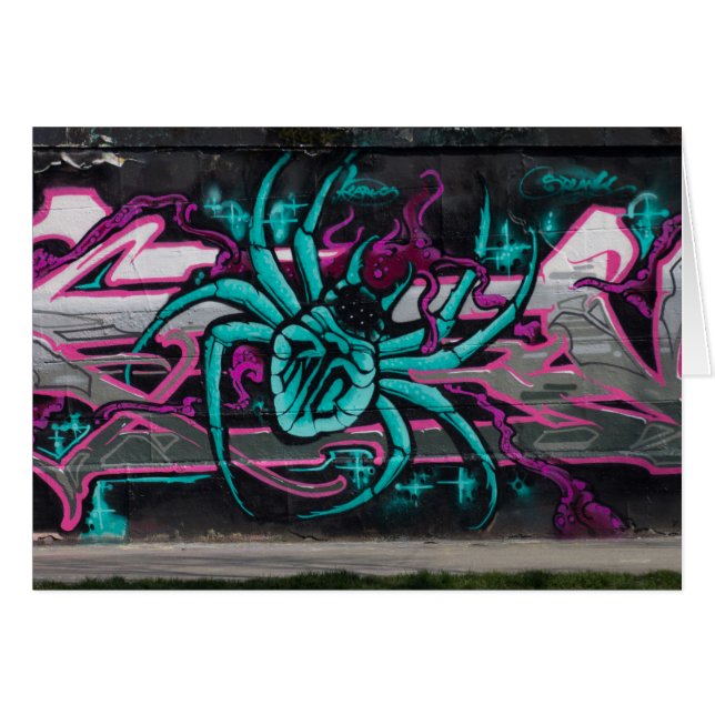 Wicked Turquoise Spider (Front Horizontal)