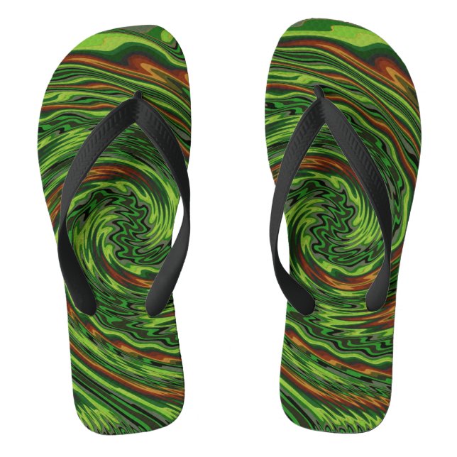 Wicked Twist Flip Flops (Footbed)