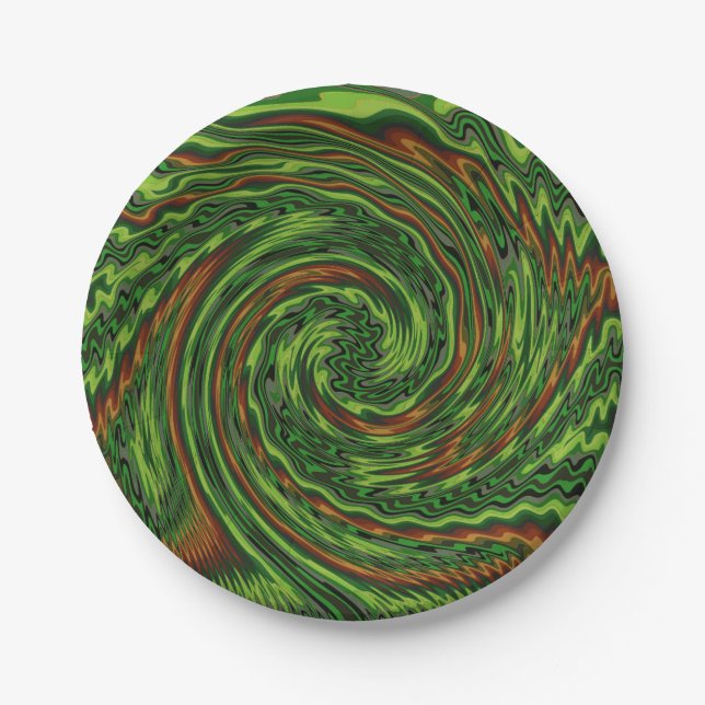 Wicked Twist Paper Plate (Front)