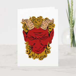 Wicked Winter Greeting Card From Krampus