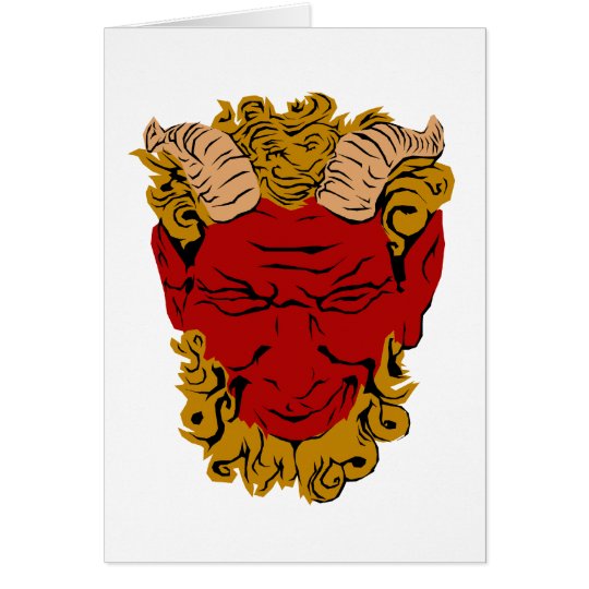 Wicked Winter Greeting Card From Krampus
