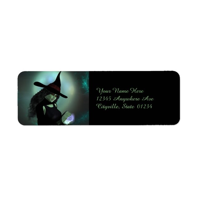 Wicked Witch Casting a Spell (Front)