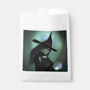 Wicked Witch Casting a Spell Favour Bag