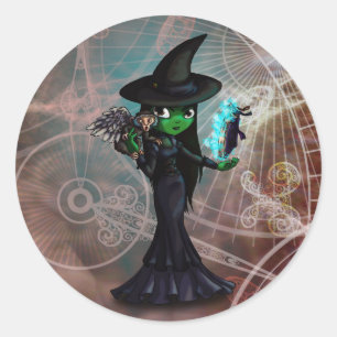 Wicked Witch Classic Round Sticker