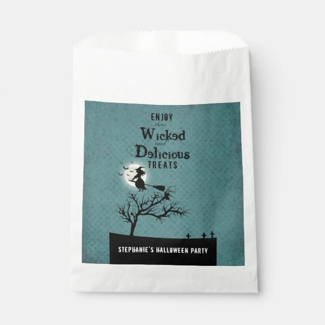 Wicked Witch Favour Bag (Front)