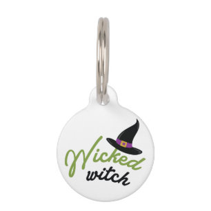 Wicked Witch Hat Pet Tag