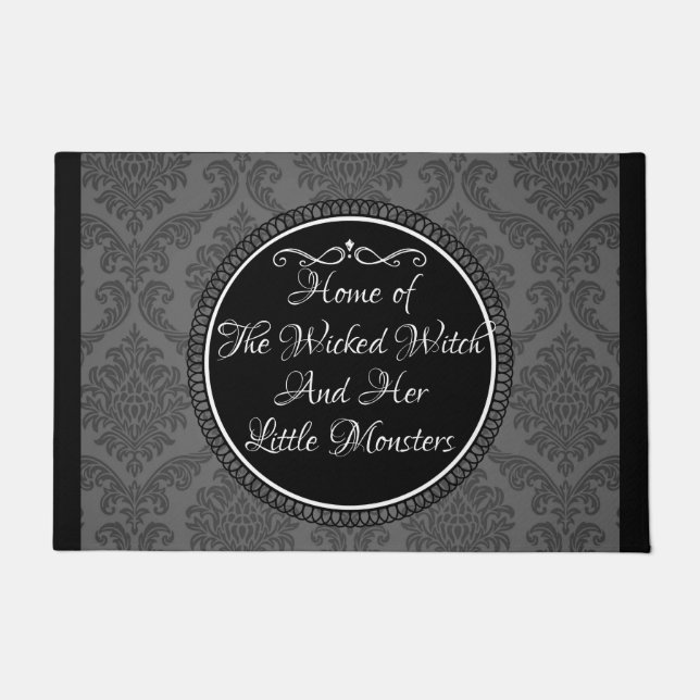 Wicked Witch Home Decor Doormat (Front)