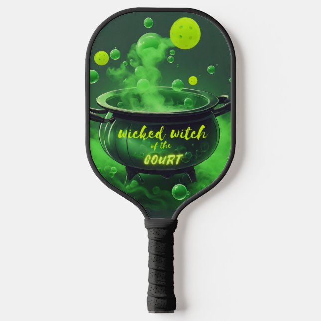 Wicked Witch of the Court Pickleball Paddle (Front)