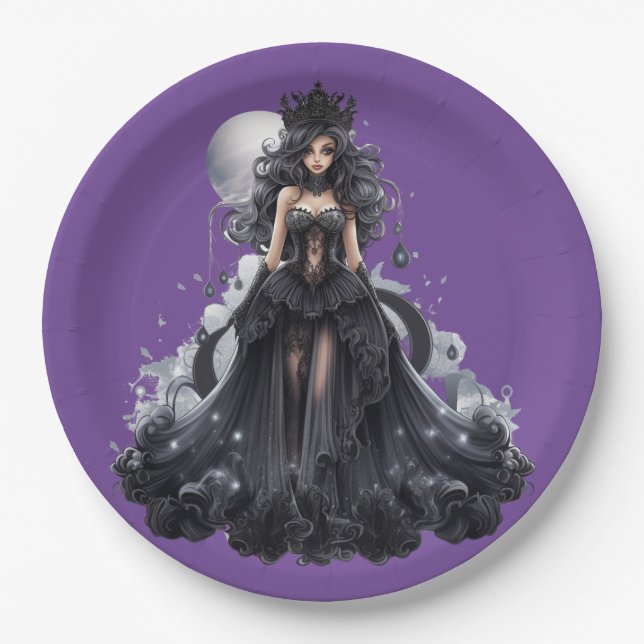 Wicked Witch  Paper Plate (Front)