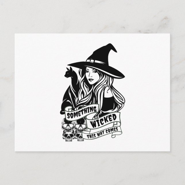 Wicked Witch Postcard (Front)
