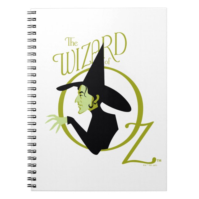Wicked Witch™ The Wizard Of Oz™ Logo Notebook (Front)