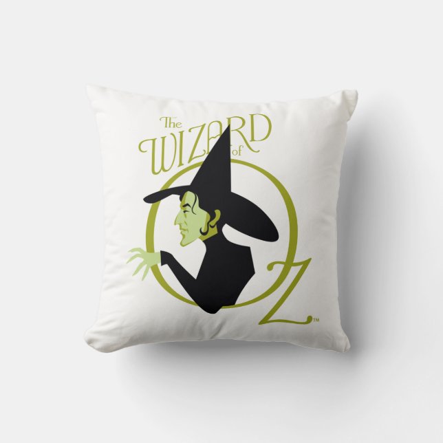 Wicked Witch™ The Wizard Of Oz™ Logo Throw Pillow (Front)