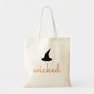 Wicked witch tote bag for Halloween