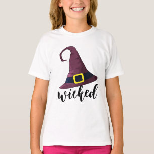 Wicked, Witches Hat, Fun Halloween Personalized T-Shirt