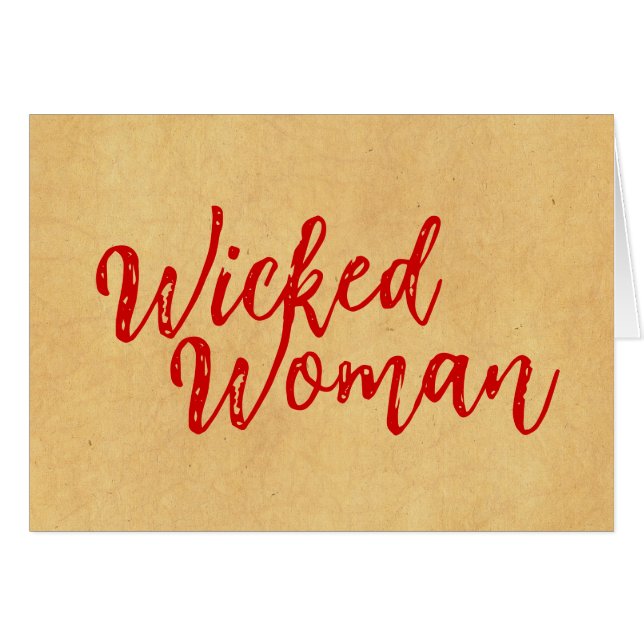 Wicked Woman (Front Horizontal)