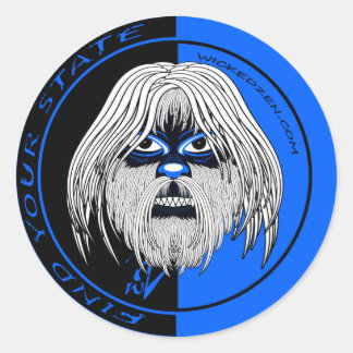 Wicked Yeti Classic Round Sticker