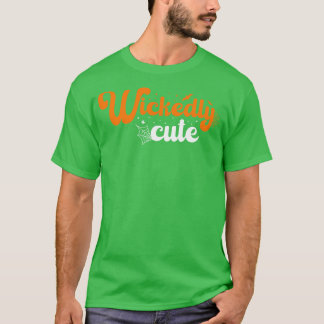 Wickedly cute pattern for magical Halloween night  T-Shirt