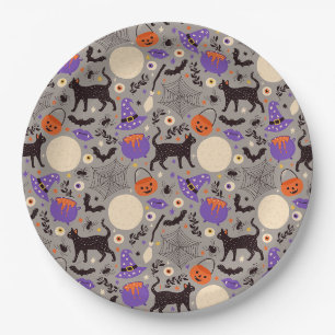 Wickedly Fun Halloween Party Paper Plates