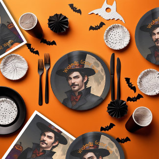 Wickedly Good Grub Halloween Party Paper Plate