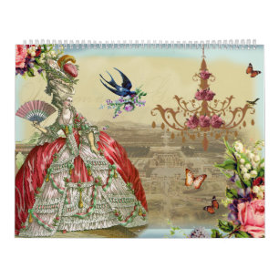 Wickedlylovely  french inspired, shabby chic calendar