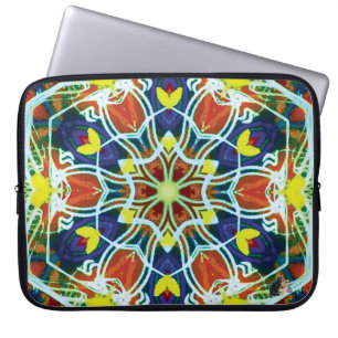 Wicker Kaleidoscope Laptop Sleeve