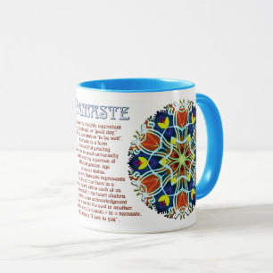 Wicker Namaste Mug