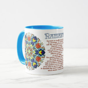 Wicker Namaste Mug
