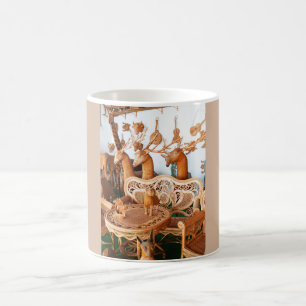 Wickerwork animals and furniture coffee mug