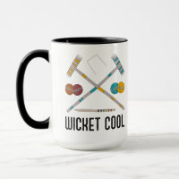 Wicket Cool Funny Croquet Players