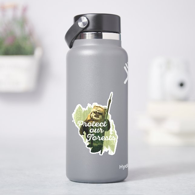 Wicket Endor Graphic - "Protect Our Forests" (HydroFlask)