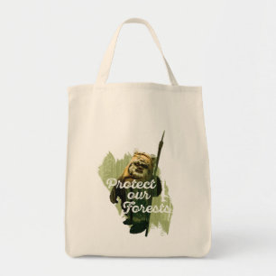 Wicket Endor Graphic - "Protect Our Forests" Tote Bag
