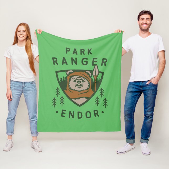 Wicket Park Ranger Graphic Fleece Blanket (In Situ)