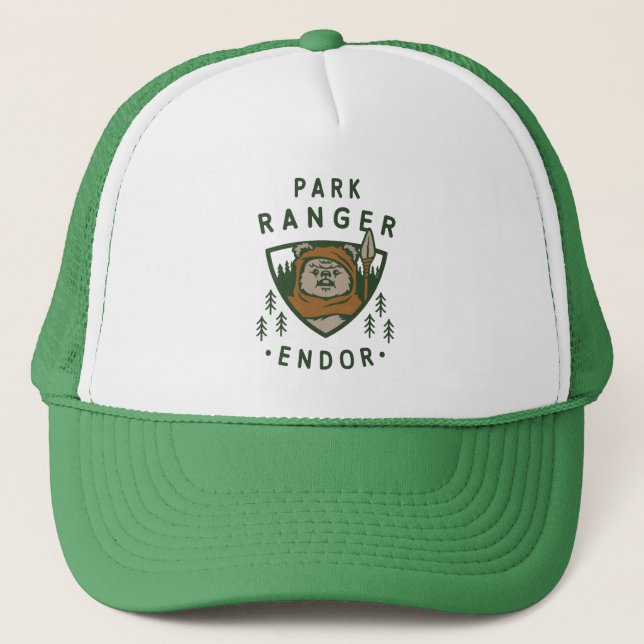 Wicket Park Ranger Graphic Trucker Hat (Front)