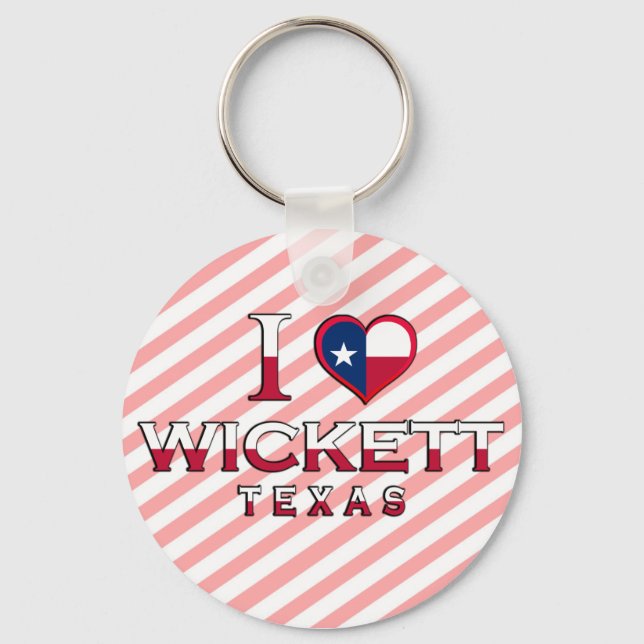 Wickett, Texas Keychain (Front)