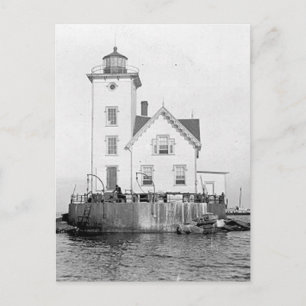 Wickford Harbour Lighthouse Postcard