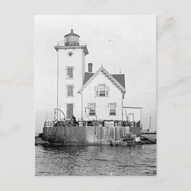 Wickford Harbour Lighthouse Postcard (Front)
