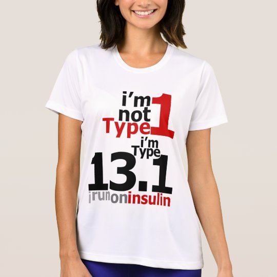 Wicking - Women's Type 1 Diabetic Half-Marathoners T-Shirt